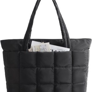 Puffer Quilted Tote Bag